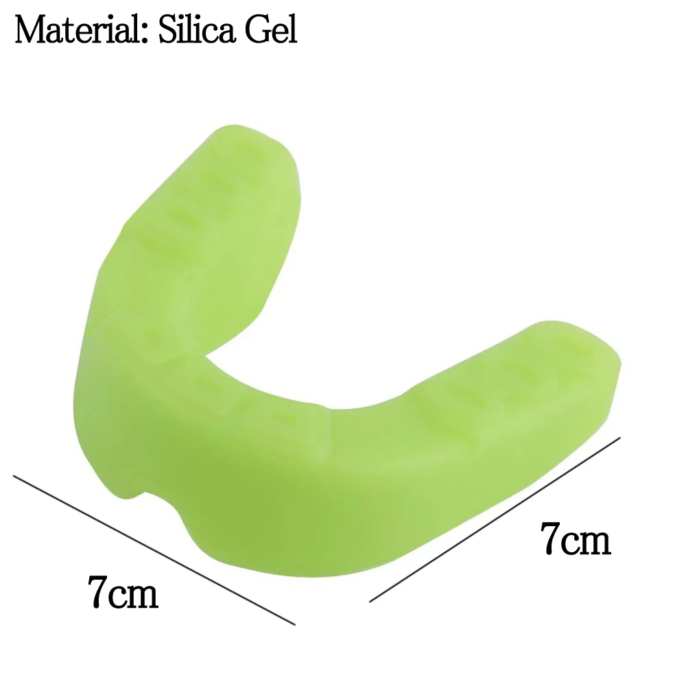 Professional Soft EVA Mouth Guard Adult Karate Muay Safety Mouth Protective Teeth Guard Sport Football Basketball Thai Boxing - Цвет: silica gel 1