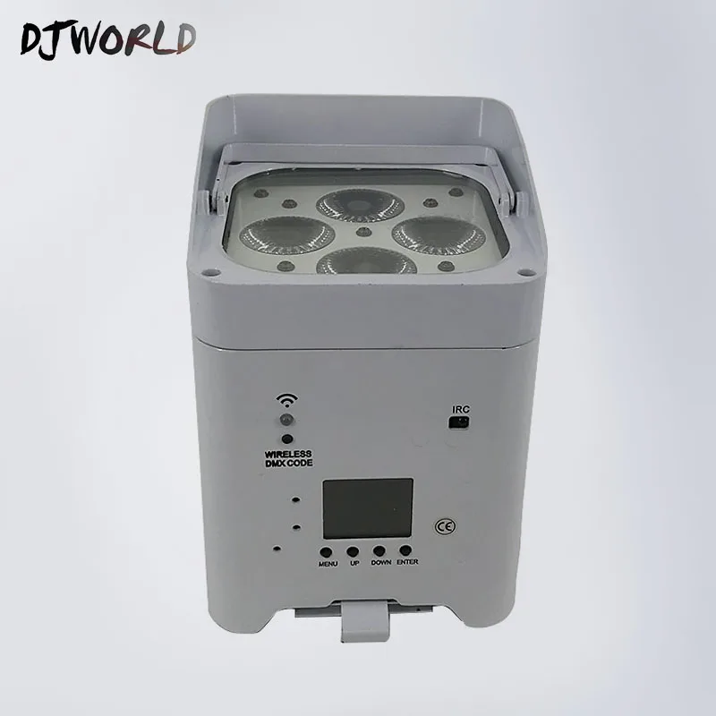 

6IN1 Charging 4x18W Wireless Battery Infrared Freedom Led Par Light Phone App Remote Control Andrid/iphone System For Stage DJ