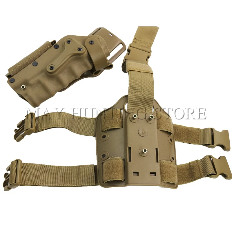 

Universal Gun Holster Tactical Belt Drop Leg Holster Right Left Hand Gun Holster fits Glck 17/1911/USP