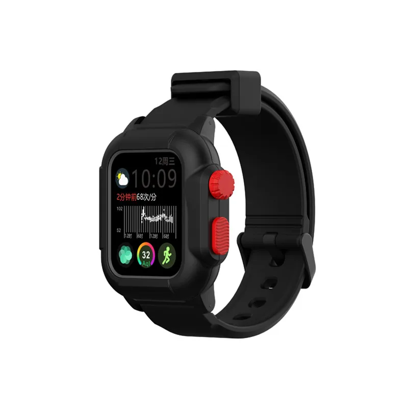 Совместимость с Apple Watch Series4 40 мм 44 мм Series3 42 мм водонепроницаемый чехол с браслетами