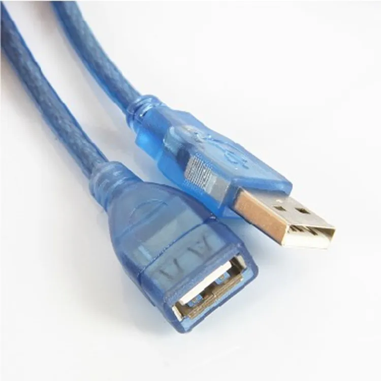 Горячая 30 см 150 см 3 м 5 м Универсальный USB 2,0 кабель-удлинитель 1 м высокоскоростной M/F провод «Папа-мама» адаптер для передачи данных