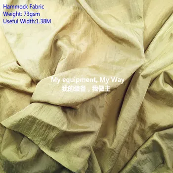 

70D Nylon Ripstop 0.5*0.5 Fabric for Hammock,breatherable, crinkle,WR treatment