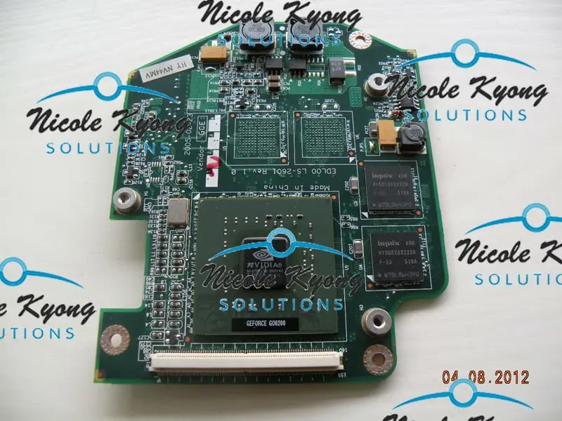  PN EDL00 LS-2601 Go6600 NV43M 128MB VGA Video Card CPU mini Board for Acer TM 4150 4152 4650 4652 laptop 
