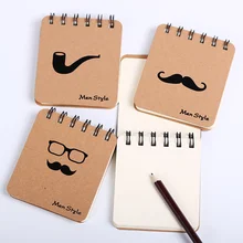 Funny Mustache Notebook