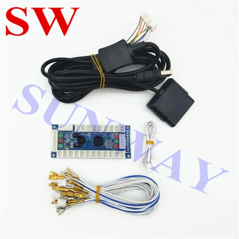 USB кодировщик для аркадных игр на продажу устройство контроллеров 2Pin Rocker + Sanwa