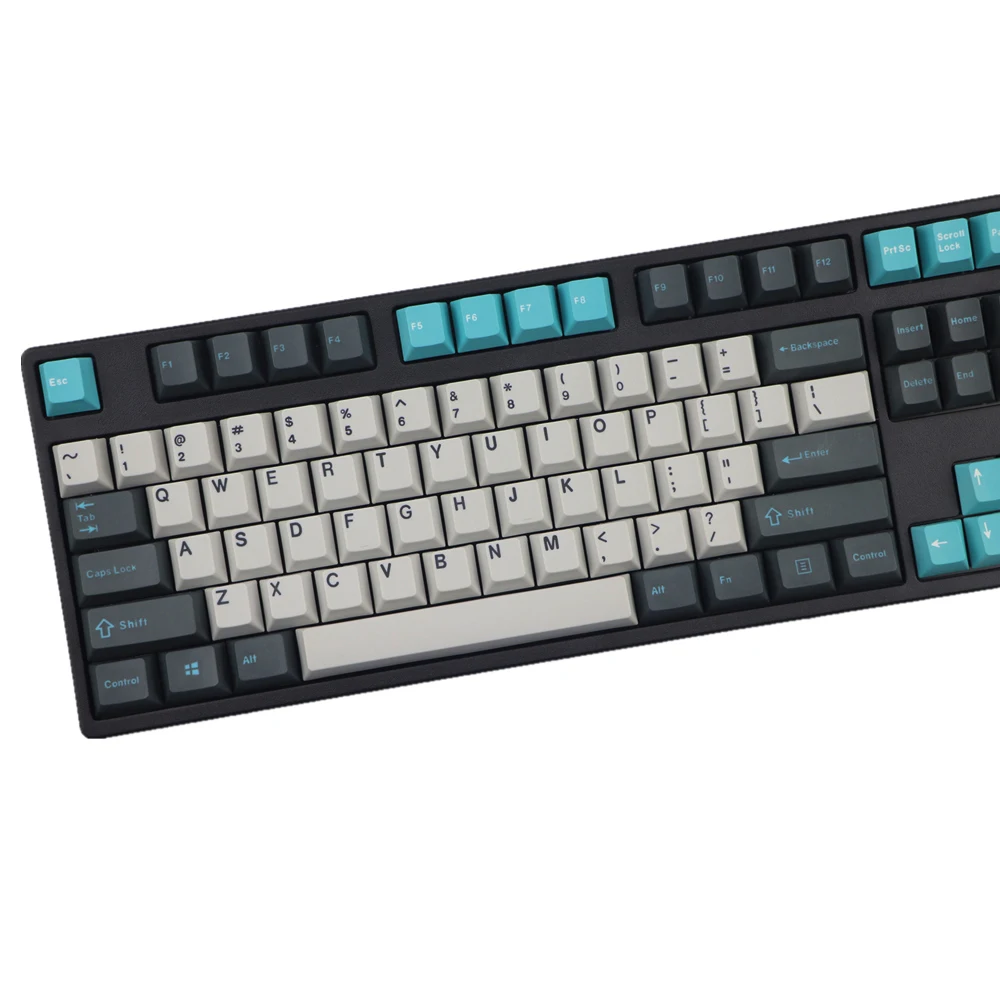 Клавиатура Double shot с 104 клавишами раскладка ANSI клавиатура PBT вишневым профилем для