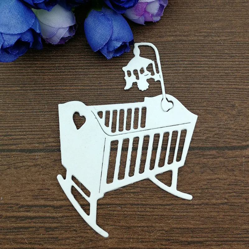 Baby Bed Heart Toys Metal Cutting Dies Stencils For Card Making Decorative Embossing Suit Paper Cards Stamp DIY Baby Bed Heart Toys Metal Cutting Dies Stencils For Card Making Decorative Embossing Suit Paper Cards Stamp DIY