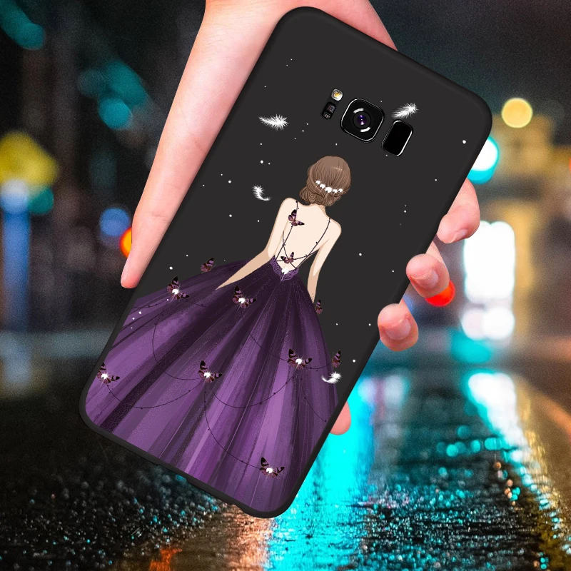 

ASINA Silicone Matte Case For Samsung Galaxy S8 Case Luxury Protective Cover For Galaxy S7 S8 S9 Plus A6 A7 A8 2018 Bumpers