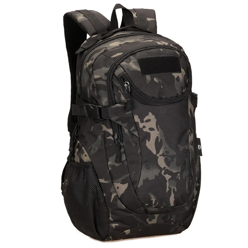 Водонепроницаемая 25л тактическая Сумка Molle, мужской военный рюкзак, нейлоновая сумка для скалолазания, рыбалки, походов, охоты, рюкзак для ноутбука 14 дюймов - Цвет: Black Camo
