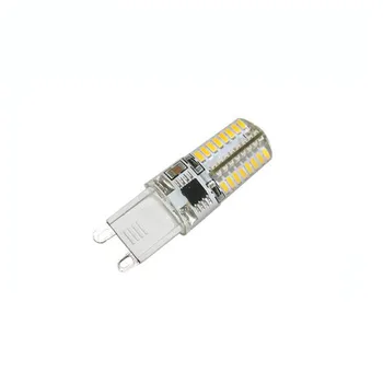 

30X Dimmable G9 LED bulb AC110V/220V input 64pcs 3014SMD 5W 360 degree g9 LED lamp bulb free shipping
