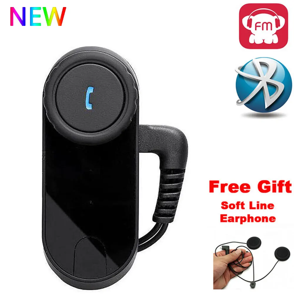 

FreedConn T COM FM Bluetooth Motorcycle Helmet Intercom Interphone Headset domofon interfone Microphone for Full Face Helmet