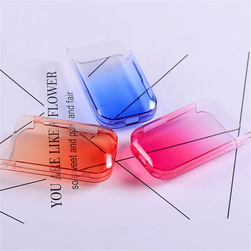 

1PCS Gradient Red Blue PC Case For IQOS 2.4 Plus Universal Case Cover