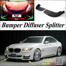 Автомобиль Splitter Диффузор Бампер Canard Для Губ Для BMW 7 F01 F02 2008~ Тюнинг Обвес/Передний Дефлектор Чин Автомобиль Плавник Уменьшить тела