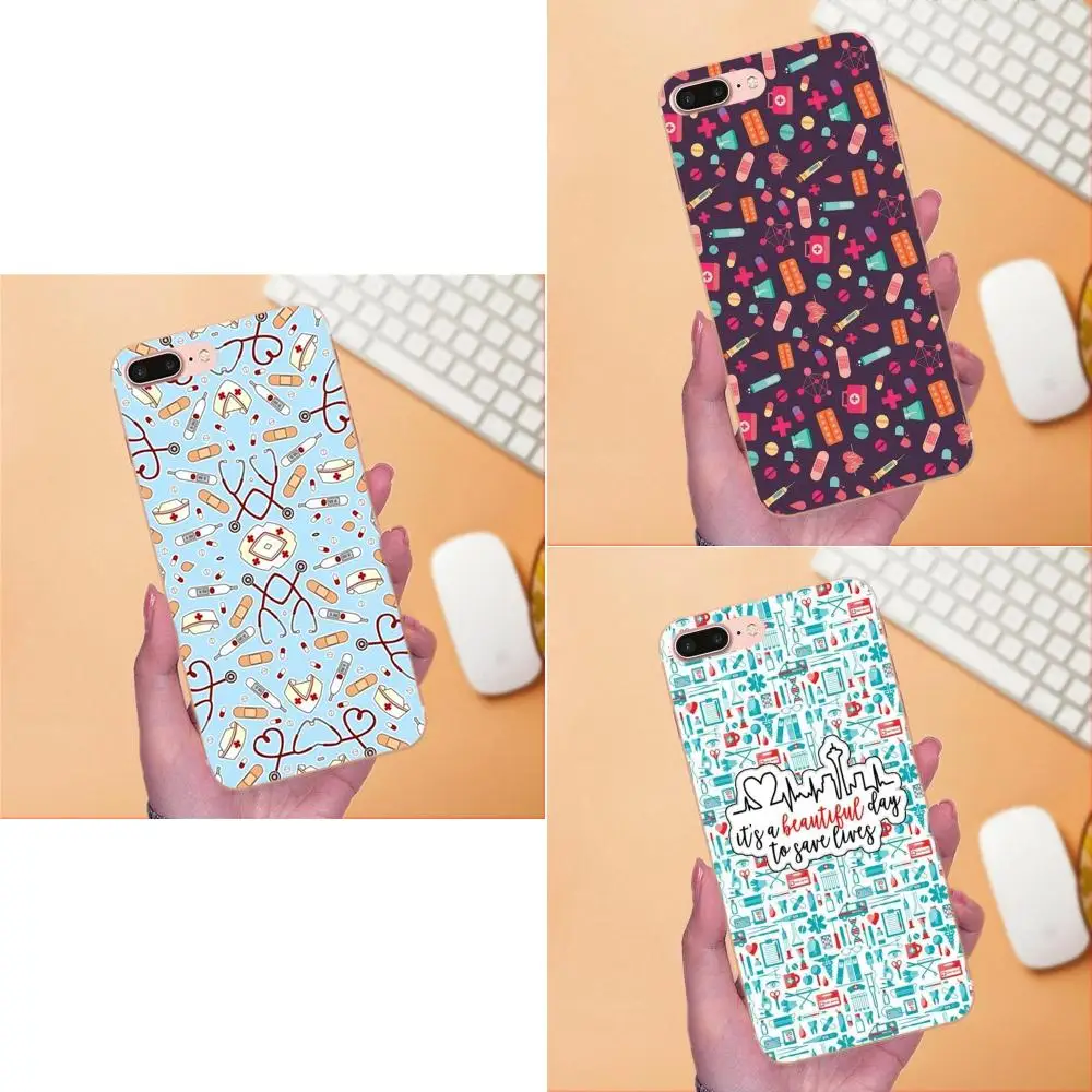 

Design High Phone Case Nurse Medical Medicine Health Heart Case For Apple iPhone 4 4S 5 5C 5S SE 6 6S 7 8 Plus X XS Max XR