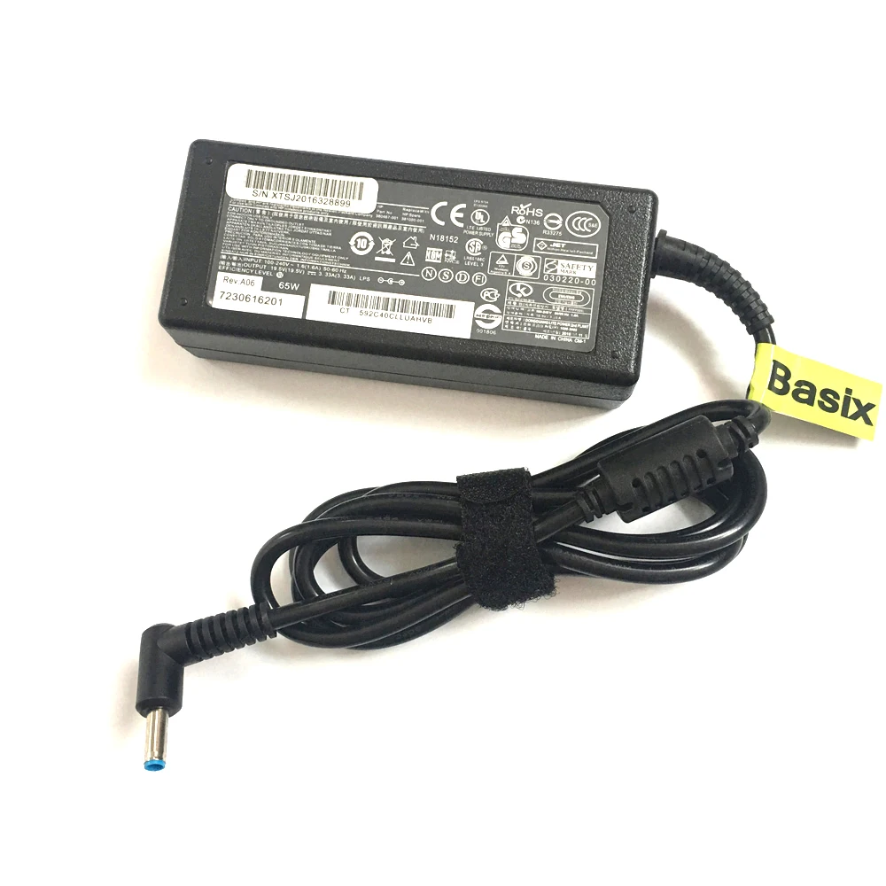 Оригинальное зарядное устройство 65 Вт для ноутбука HP 15 g067cl F9J10UA g070nr J1J41UA|ac power adapter