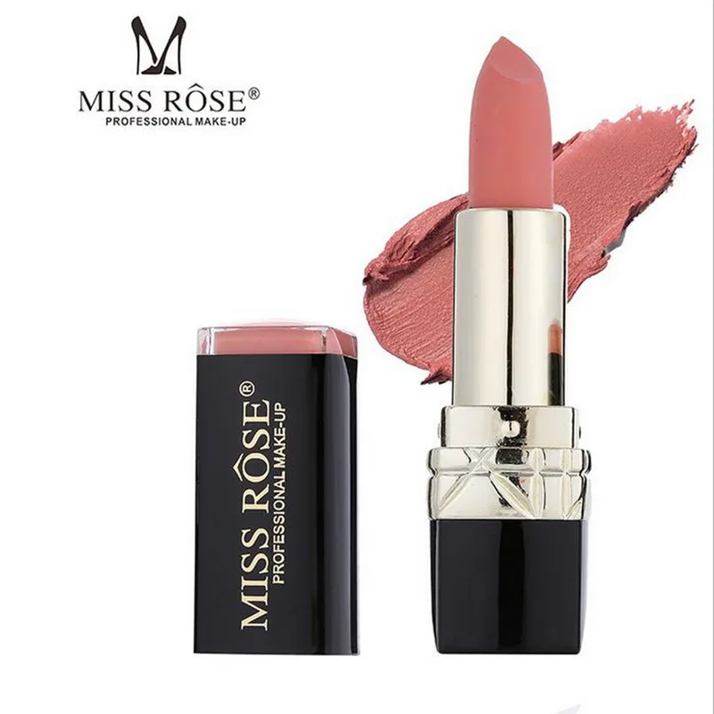

2018 Hot Moisturizer Matte Lipstick Square Tube Classic Nude Lip Stick Cosmetics Batom Matte Lippenstift Red Color Makeup
