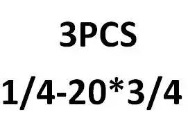 1/4-20*3/8,1/2,5/8. 3 Зубья 304 из нержавеющей стали британские шестигранные болты, GB5783 UNC американские шестигранные винты - Цвет: Цвет: желтый