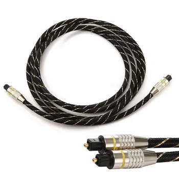 

New 1M/2M Toslink SPDIF Optic Fiber Digital Optical Audio Cable Cord for CD DVD
