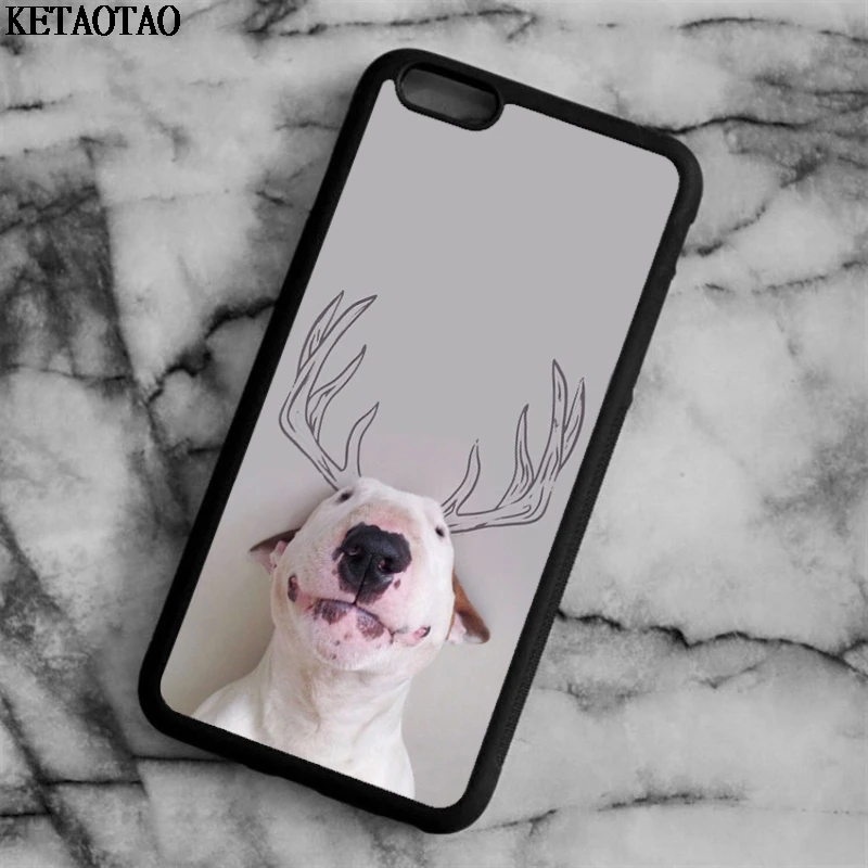 KETAOTAO 2018 Новый чехол для телефона с бультерьером s iPhone 4S SE 5 5C 5S 6 6S 7 8 Plus XR XS Max X из