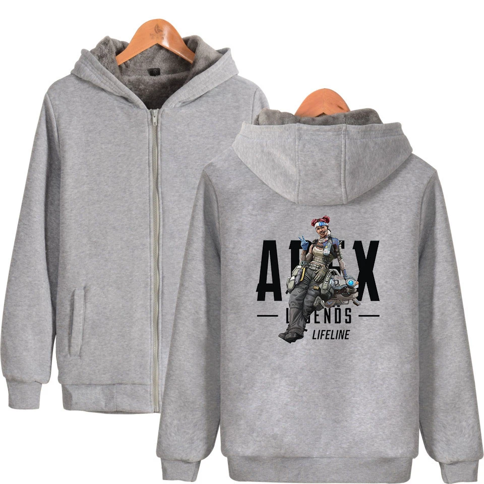 Apex Legends мужской повседневный толстый теплый свитер с капюшоном Горячая игра круглый вырез с капюшоном одежда Apex Legends Высокое качество пальто