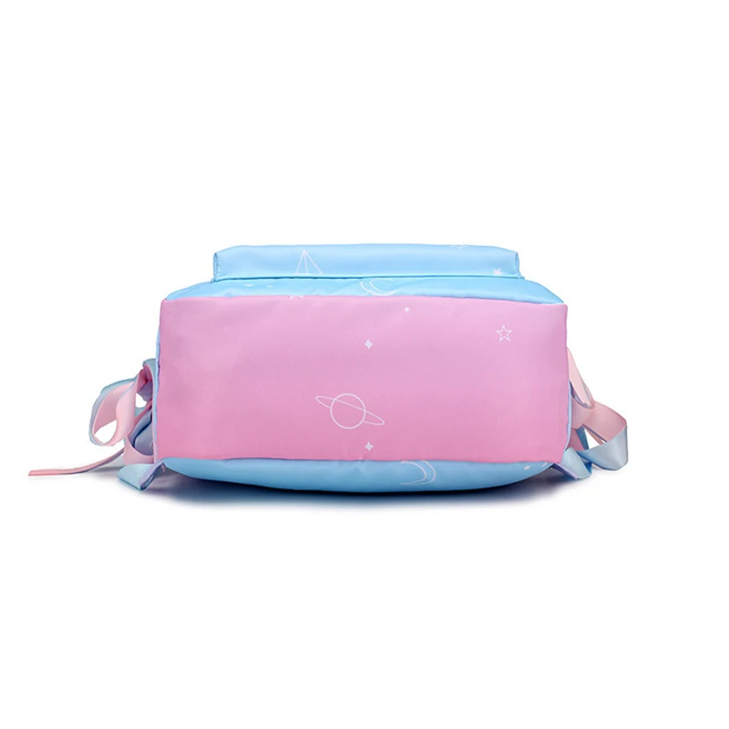 Звездный Рюкзак С небесным орнаментом для девочек, школьные детские школьные сумки, сумка для начальной школы, школьные сумки, рюкзак и сумка с принтом, цвет розовый