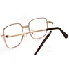 Fashion Metal Anti-fatigue Reading Glasses +1.0 1.5 2.0 2.5 3.0 3.5 4.0 Diopter ► Photo 3/6