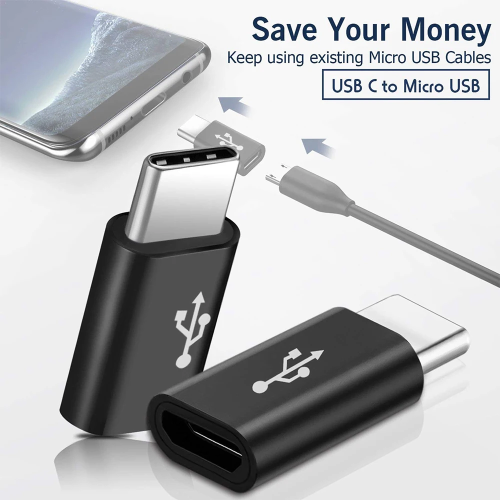 Hsmeilleur-2-in-1-Type-C-OTG-Adapter-Micro-USB-to-USB-C-Converter-For-Samsung-S8-S9-Xiaomi-USB-3.0-Type-C-Phone-Charger-Adaptor (20)