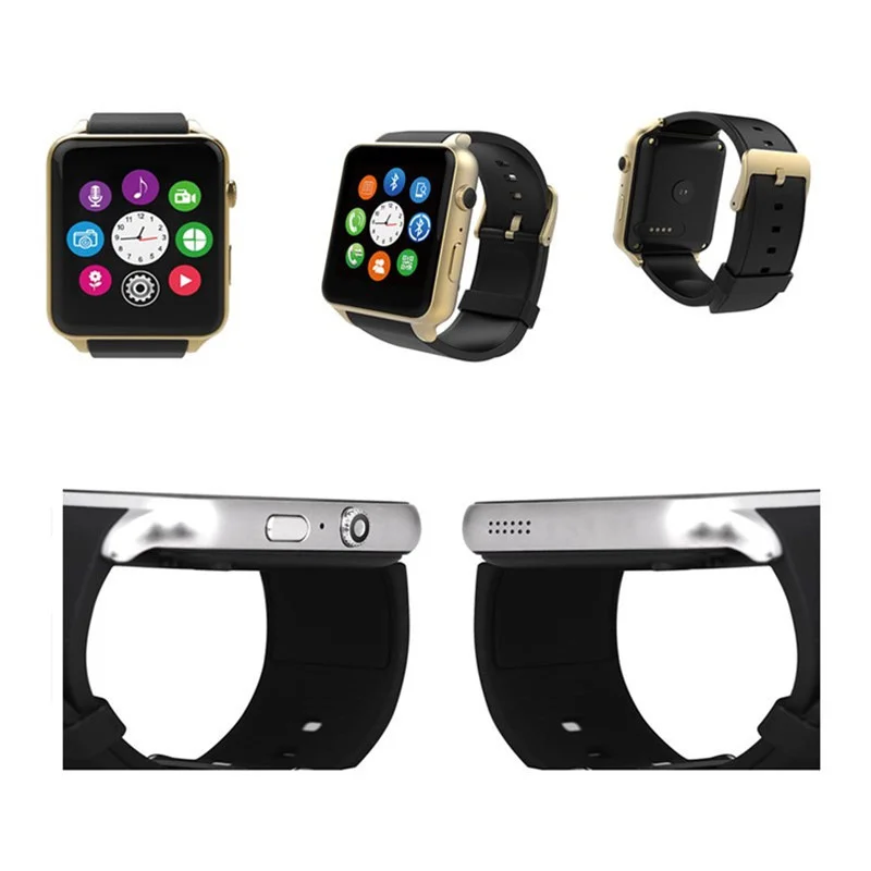 Квадратные bluetooth smartwatch GT88 смарт телефон Поддержка SD/TF карты Смарт часы с