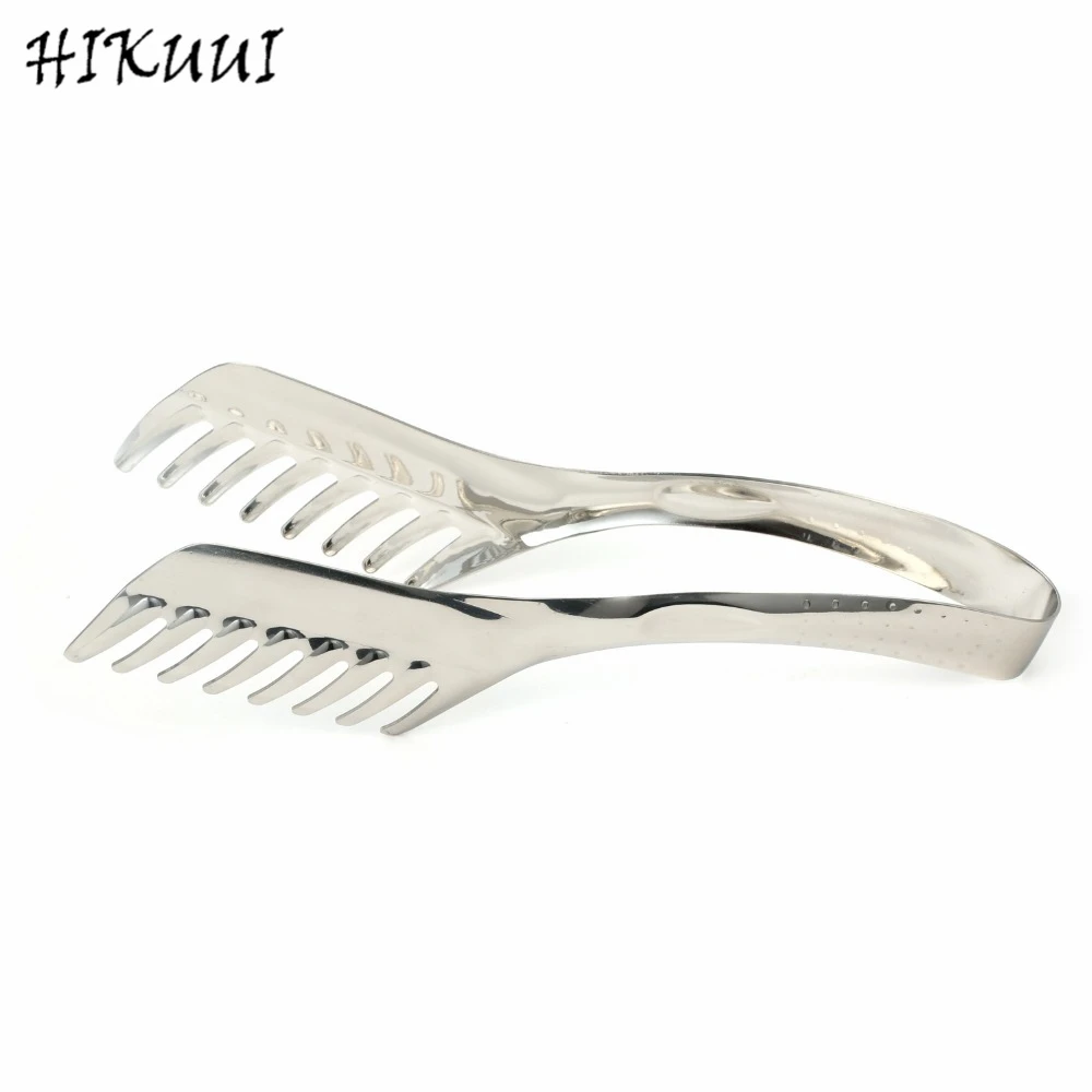 

Fine Polished Stainless Steel Pasta Tong Spaghetti clip Buffet Tool Kitchen Cooking Tool Accessories 25cm Length