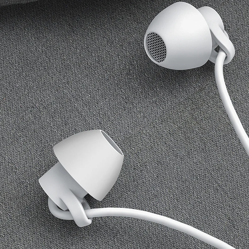 Earphone With Microphone 3.5mm Soft Silicone Line Earbuds Earphone for Samsung Xiaomi MP3 SmartPhone Stereo Mic Ear Phones