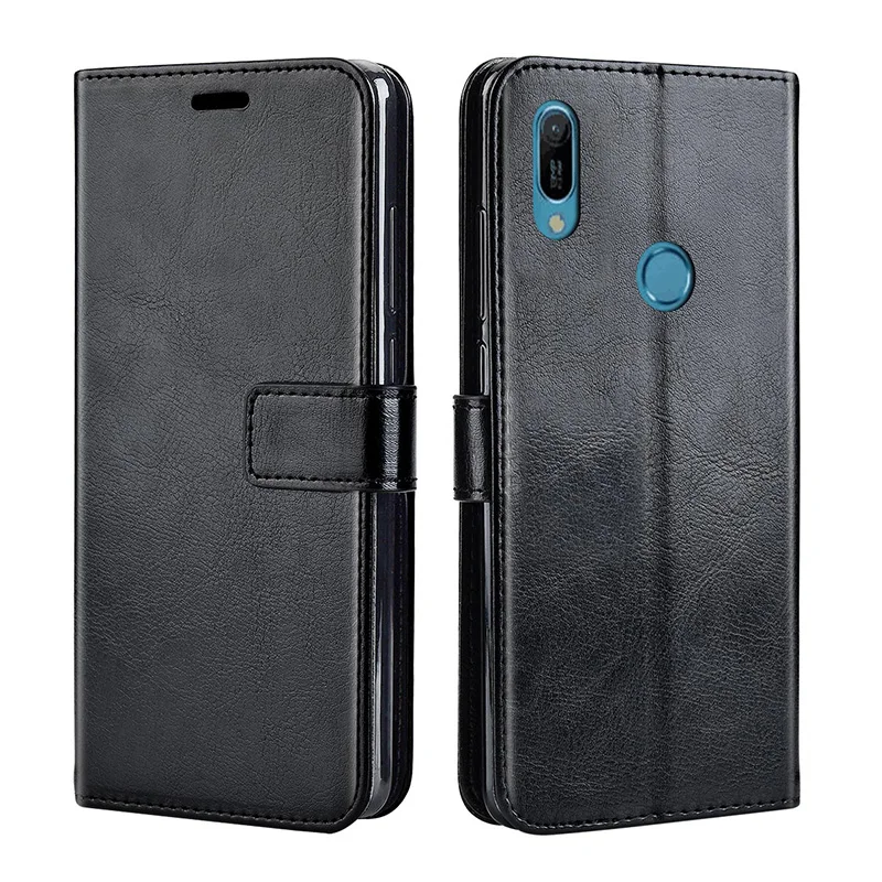 Кожаный чехол книжка для Huawei Y6 2019 Prime MRD LX1 LX1F Y 6 pro Y6Prime|Бамперы| |