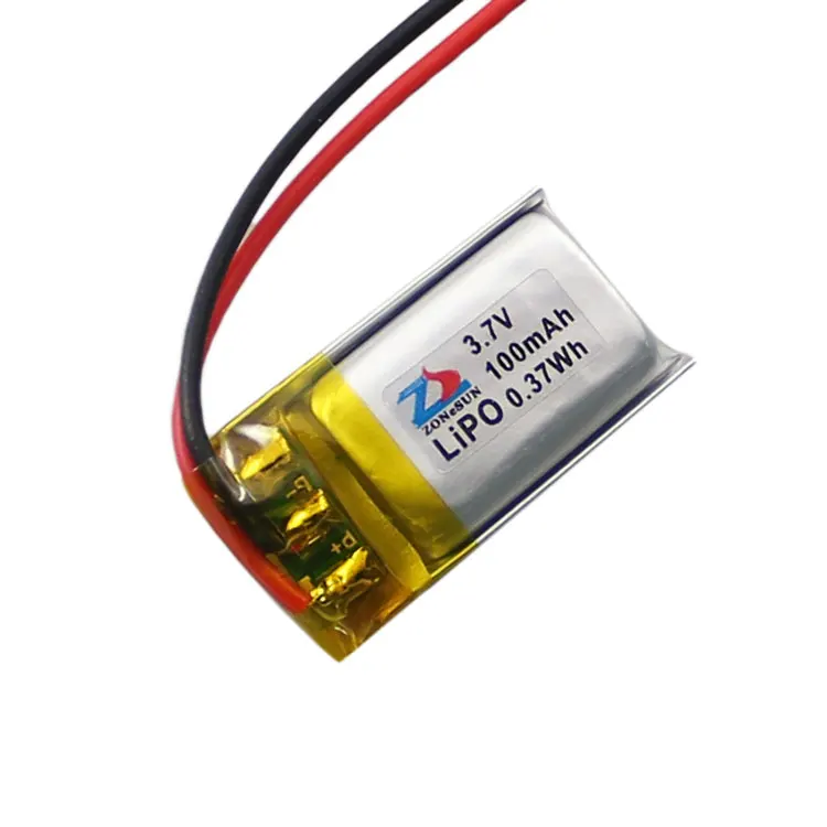  In 3.7V 401220 100mAh lithium polymer battery 451220 Bluetooth headset keyboard mouse Rechargeable 