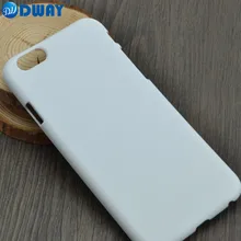 3D Сублимация пустой чехол для iPhone 6 6S DIY PC пластик жесткий Печатный белый чехол для телефона 20 шт./лот