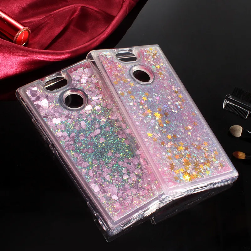 For Coque Sony Xperia XA2 Case Silicone Liquid Glitter Soft TPU Phone Cases For Sony Xperia XA2 Case Cover Silicon Back16