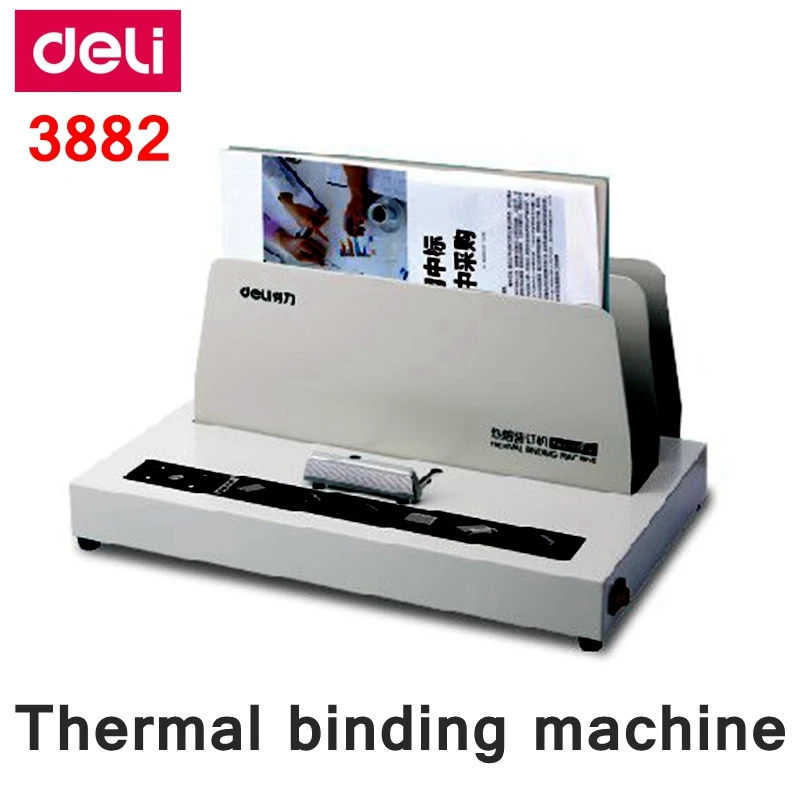 Deli 3882 A4 Thermal binding machine document book hot melt binding ma –  AOOKMIYA