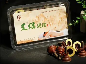 

50 pcs 5 year moxa sticker Self-adhesive moxa moxibustion tube acupuncture beauty massage moxibustion paste meridians Moxa