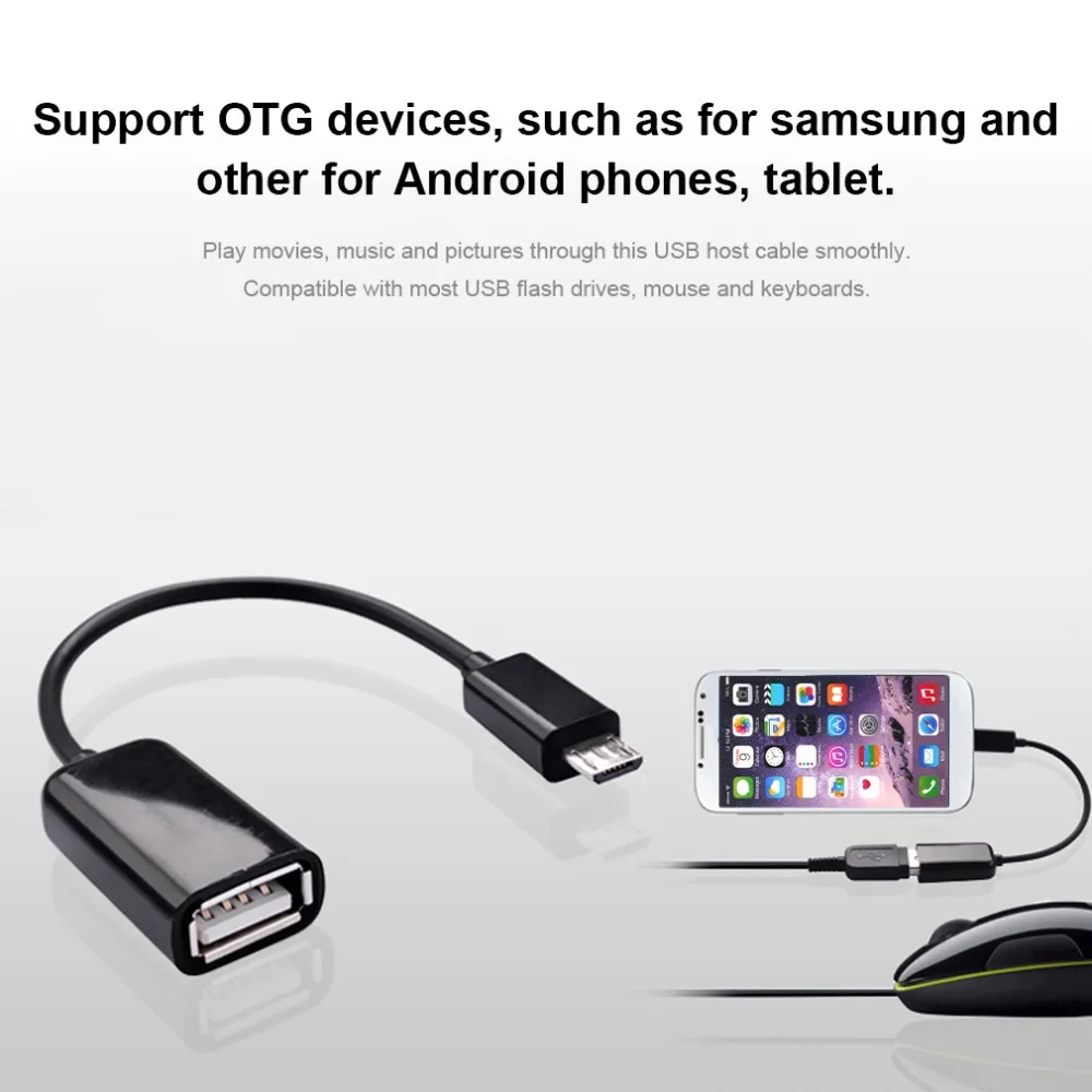 Кабель-конвертер Micro USB OTG Кабель-адаптер type C USB адаптер штекер к USB 2,0 Женский адаптер USB OTG кабель для передачи данных для телефона