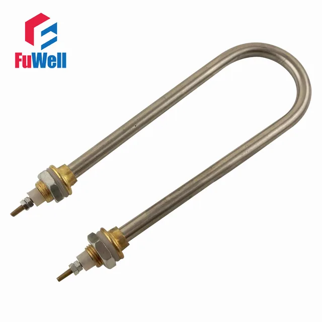 U Shaped Stainless Steel Heating Tube Element 220V 1KW Electric Water