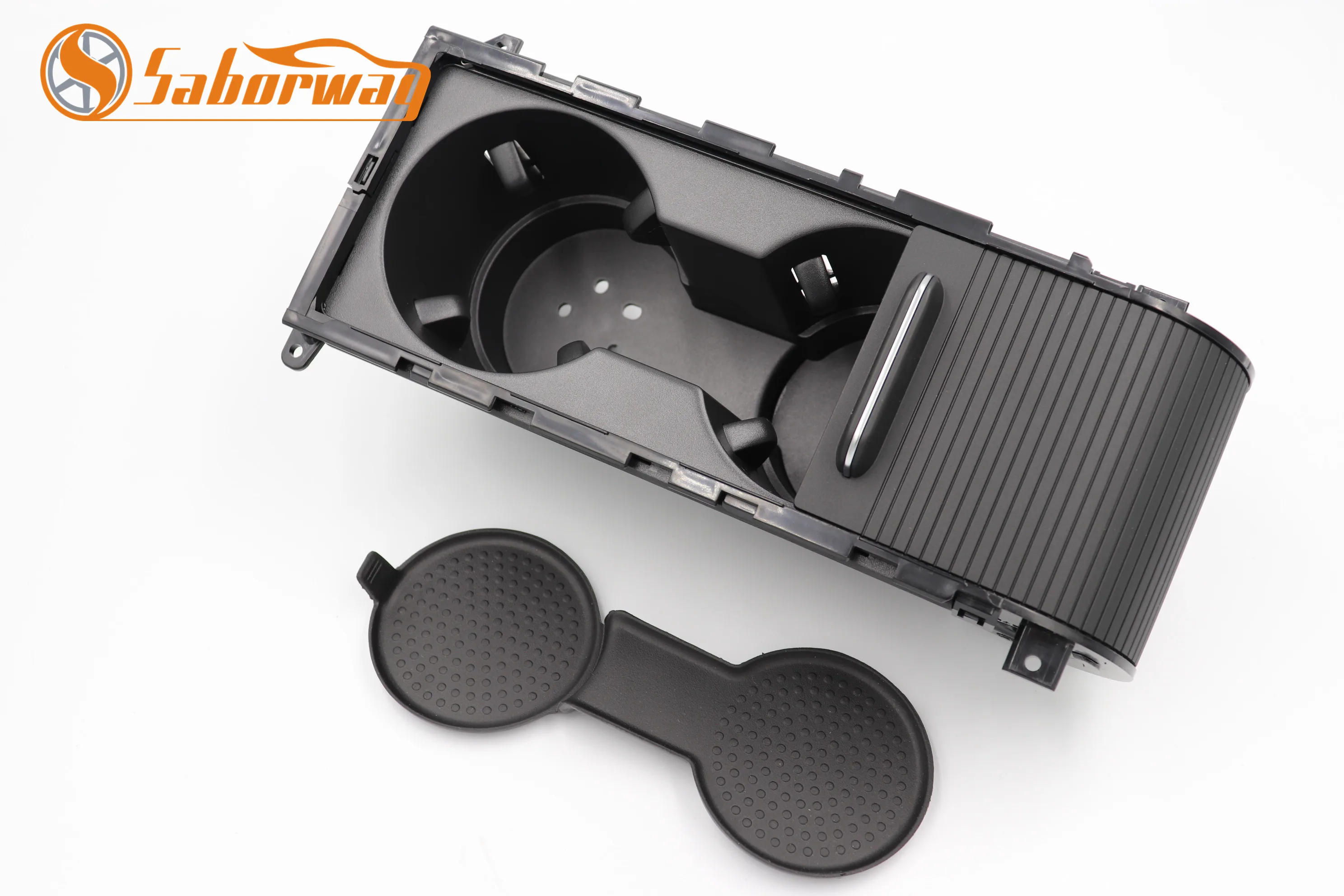 

Saborway Cupholder Console Cup Holder With Sliding Lid For Golf 7 MK7 2013 2014 2015 2016 2017 5GG862531 5GG 862 531 5GG 963 301