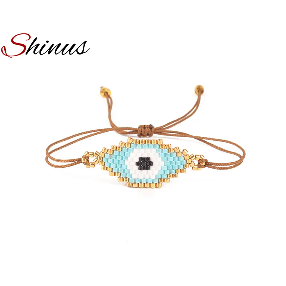 Браслет Shinus MIYUKI женский браслет ювелирные изделия Pulseras Mujer Moda 2020 удачное сглаза