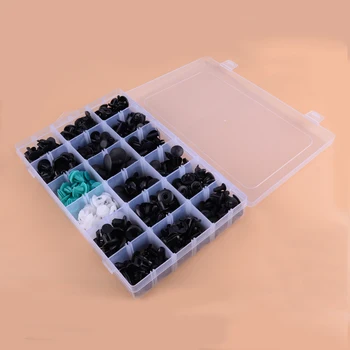 

beler 299pcs 18 Sizes For Car Body Push Pin Rivet Retainer Clip Panel Assortment Fastener Moulding Trim Delicate Kit