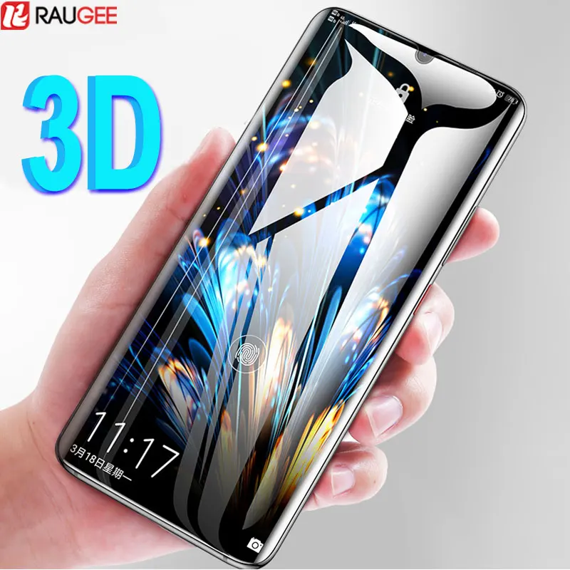 

Screen Protector For Huawei P30 Pro Temperes Glass 3D Curved Edge Full Cover Screen Protector For Huawei P30 Pro Glass Film