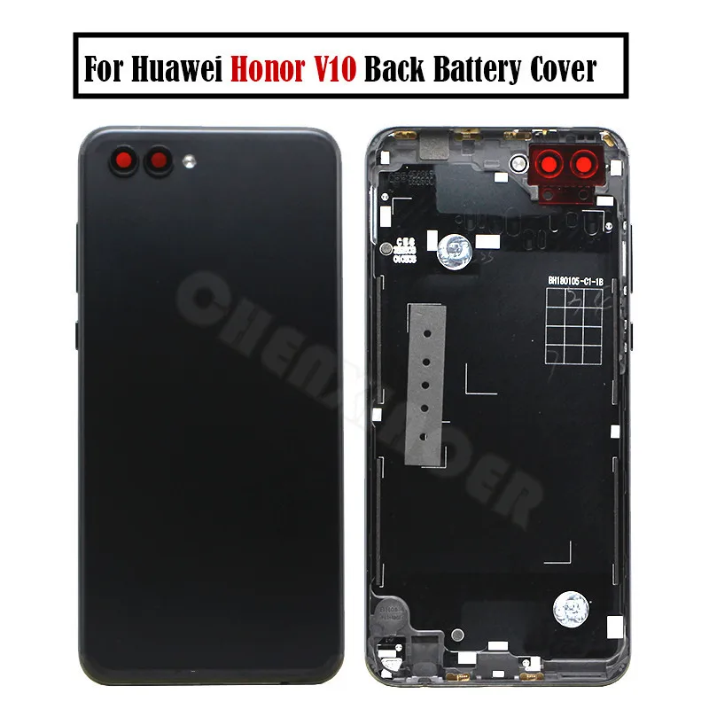 

5.99" New Back Cover Huawei Honor V10 Back Battery Cover Door Rear V10 Housing Case Huawei Honor V10 Battery Cover Battery Cover