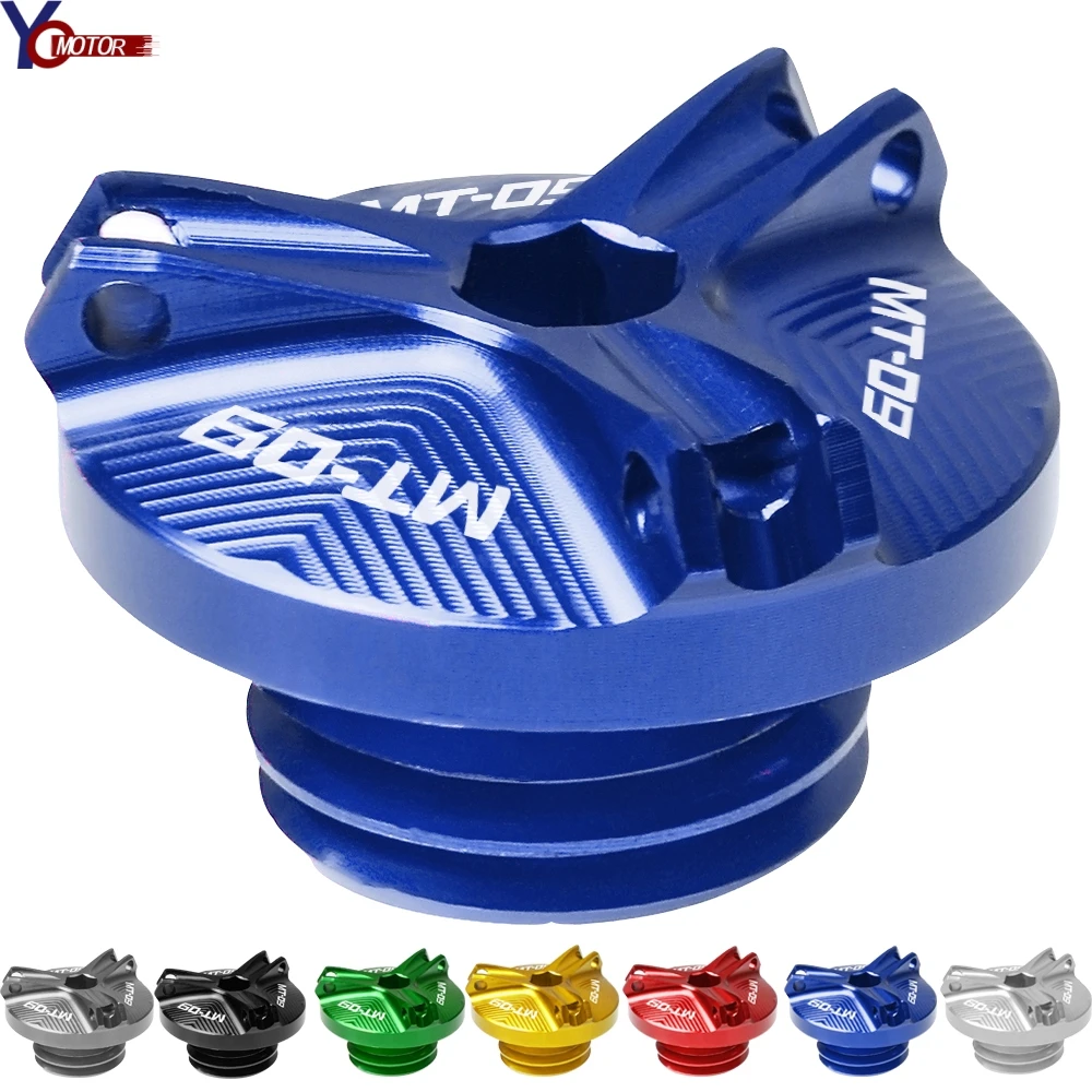 

New Motorcycle Engine Oil Drain Plug Sump Nut Cup Oil Fill Cap Cover for YAMAHA MT-09 MT09 MT 09 TRACER 2015 2016 2017 2018