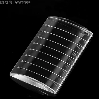 

2 in 1 U Bend Curved Crystal False Eyelashes Stand Pad Pallet Lashes Holder Fake Lashes Extension Essential Tool