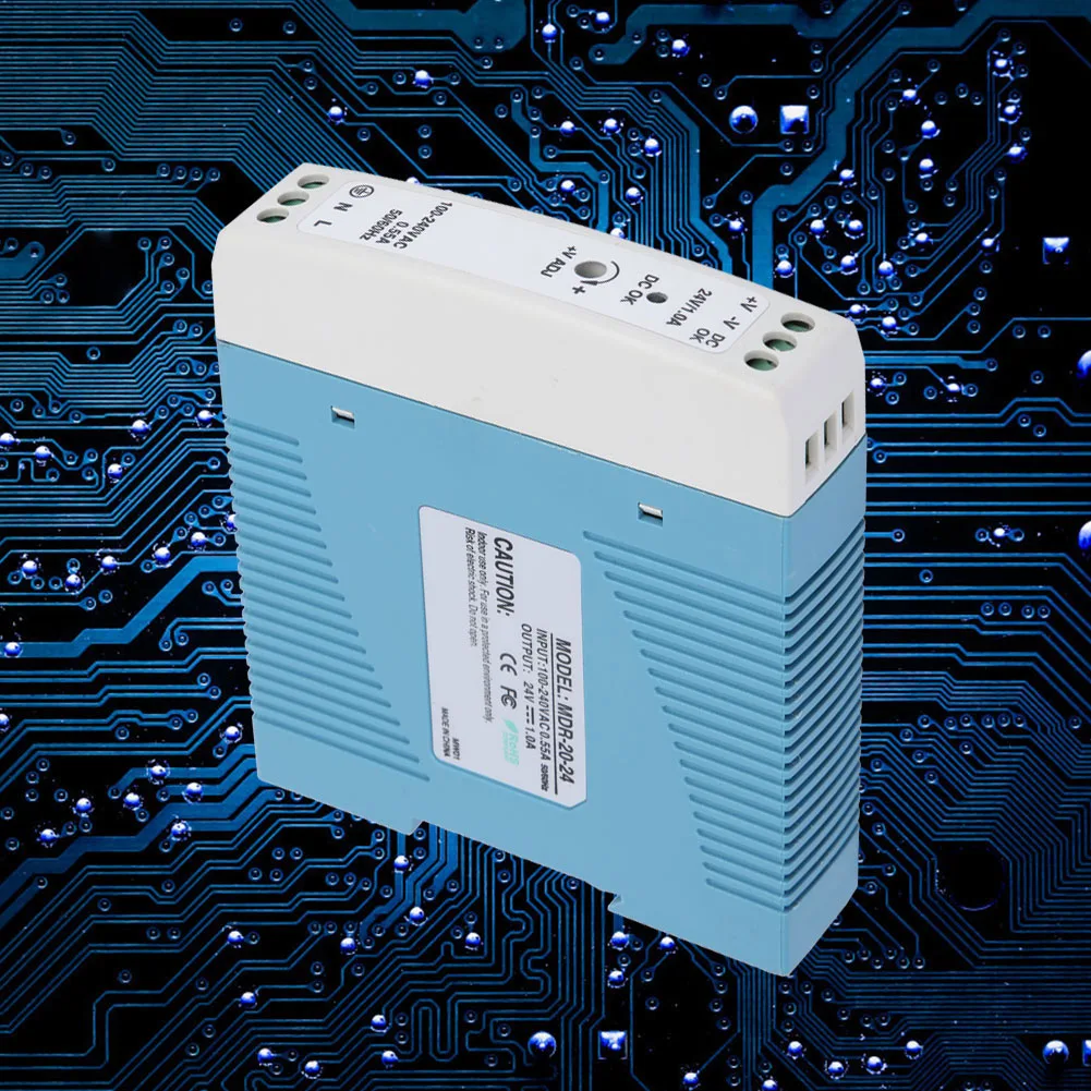 

MDR-20-24 DC 24 Din Rail Power Supply Single Output Switch Power Supply