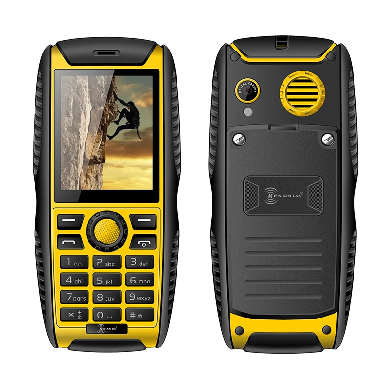 Kenxinda W3 IP68 waterproof 2 2 mobile phone 3 5mm earphone jack bluetooth 2 1 mp3