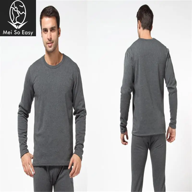 Plus Velvet Men Winter Super Large Male Double Layer Thermal Underwear