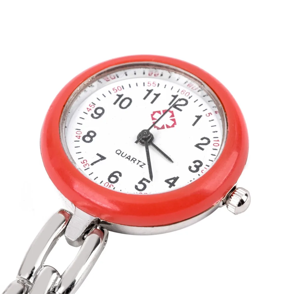 Shellhard Одежда высшего качества женские Леди Треугольники часы кварцевые клип на крест Дизайн Брошь медсестры dotor FOB карманные часы подарок