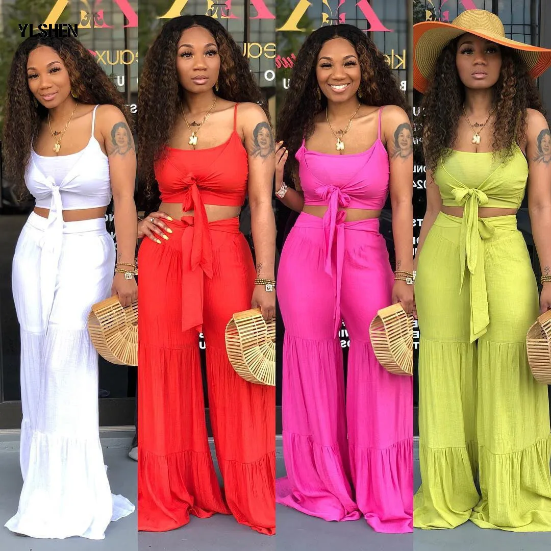 

Plus Size TWO PIECE SET Crop Top + Joggers Pants Wide Leg Trousers Women Tracksuit Track Suits Leisure Sweatsuits Women Clothing